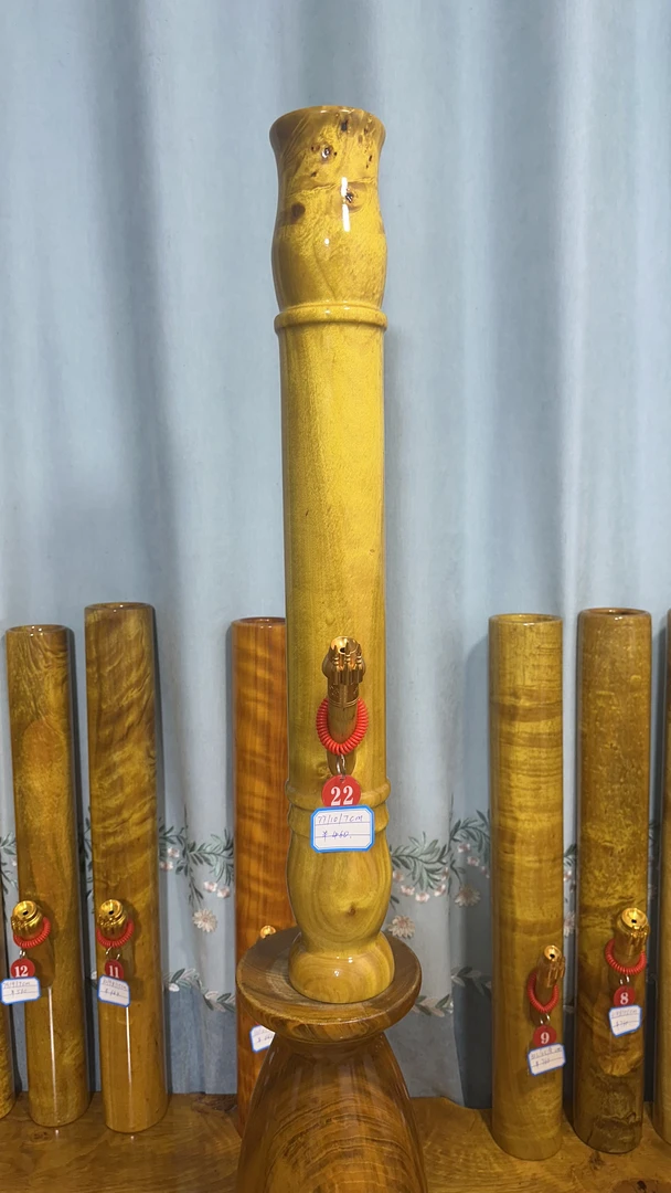 22号黄金樟水咽筒家居摆件