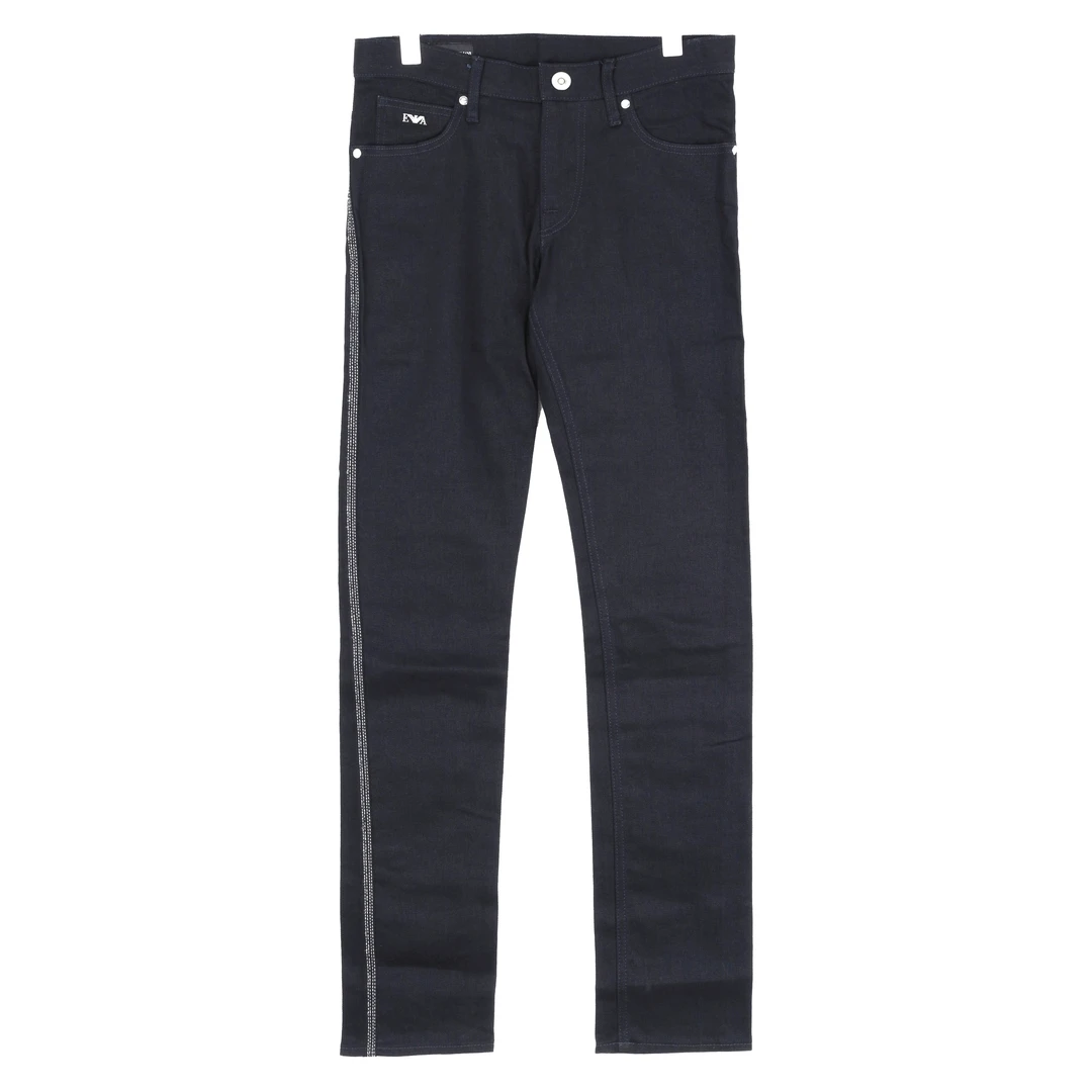 EMPORIO ARMANI/安普里奥·阿玛尼女士棉质直筒牛仔裤J106LCN