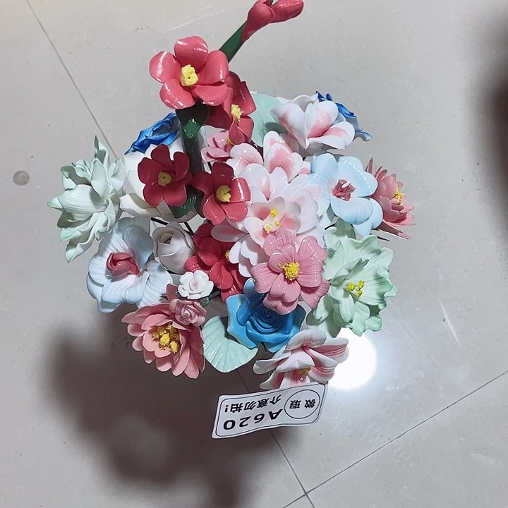 瓷片德化工厂陶瓷手工捏花