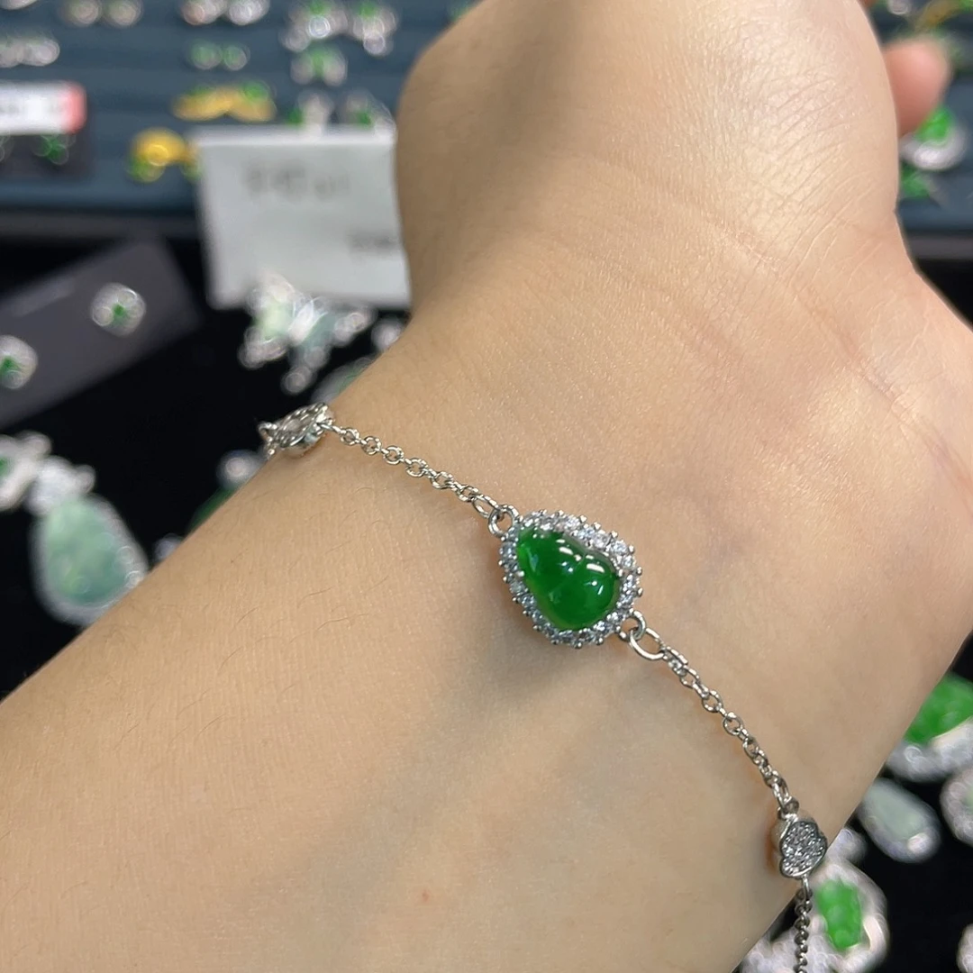 未镶嵌手链翡翠手链