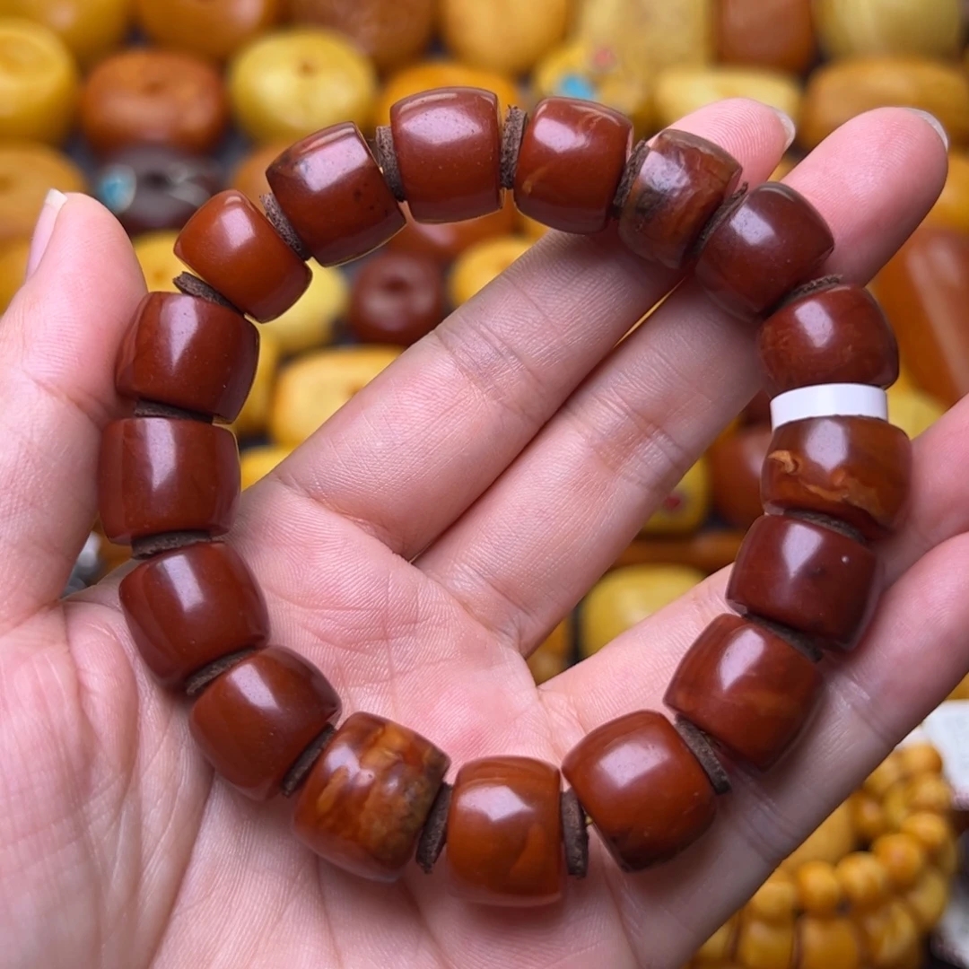 蜜蜡未镶嵌珠宝奇石双十二大漏活动价99，西亚老红马蹄13.9