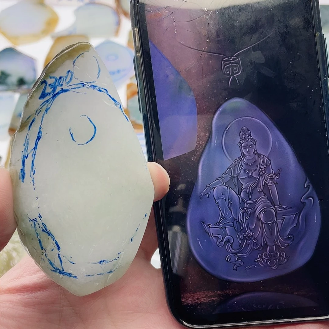 未镶嵌定制翡翠包工