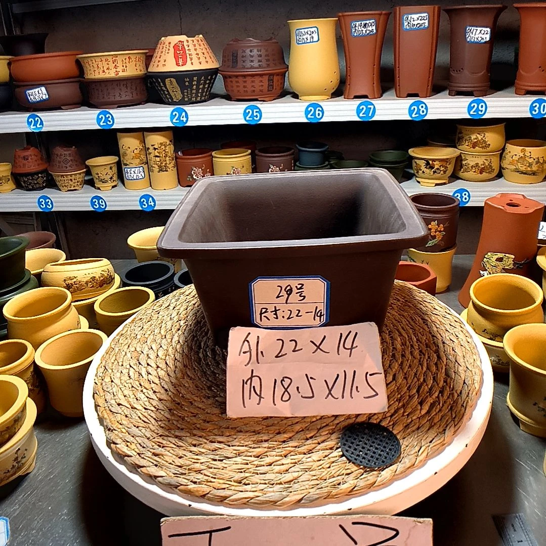 宜兴紫砂紫砂花盆花盆里