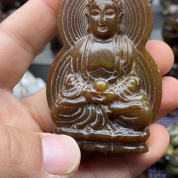 未镶嵌蛇纹石玉颈饰