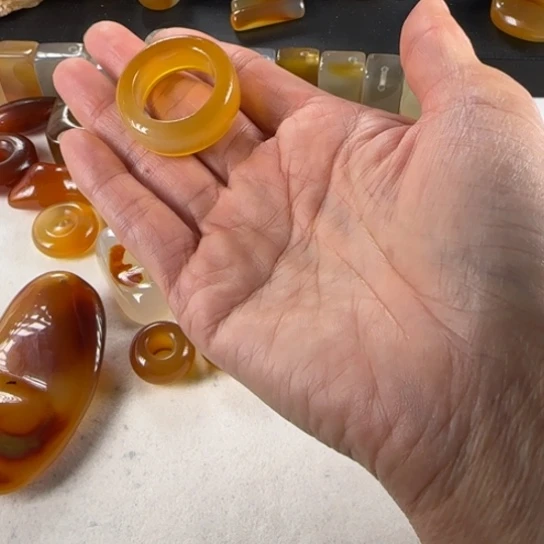 玛瑙/玉髓吊坠(不含链)未镶嵌V*素