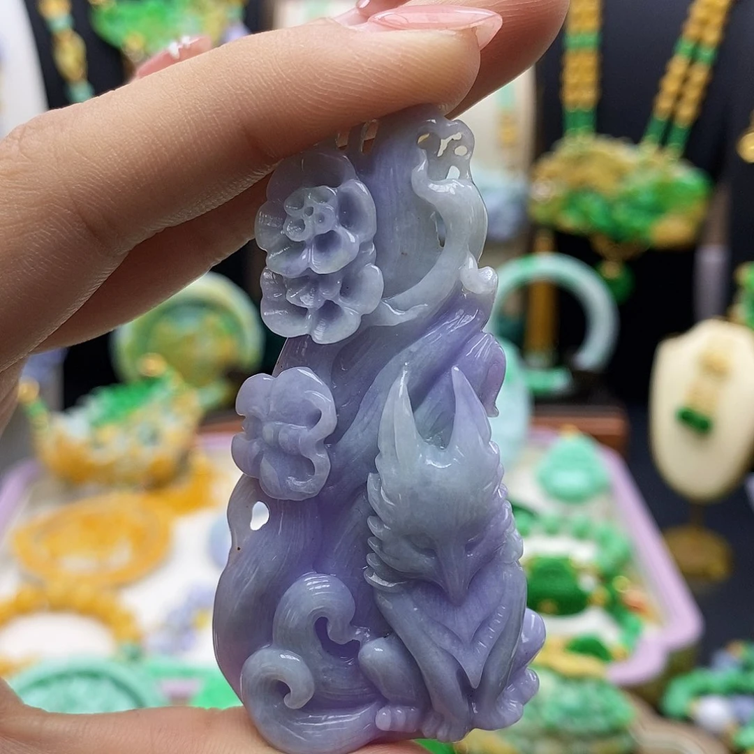 翡翠颈饰未镶嵌天然