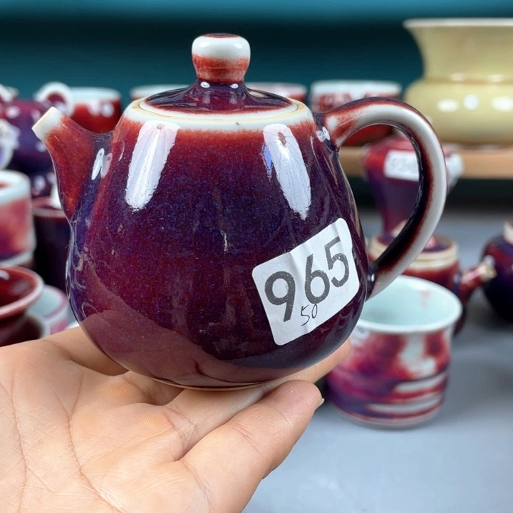 瓷片钧瓷茶器……微微瑕
