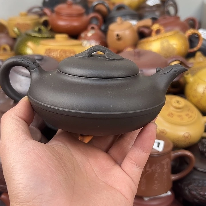 茶壶紫砂紫砂壶微瑕底部划痕