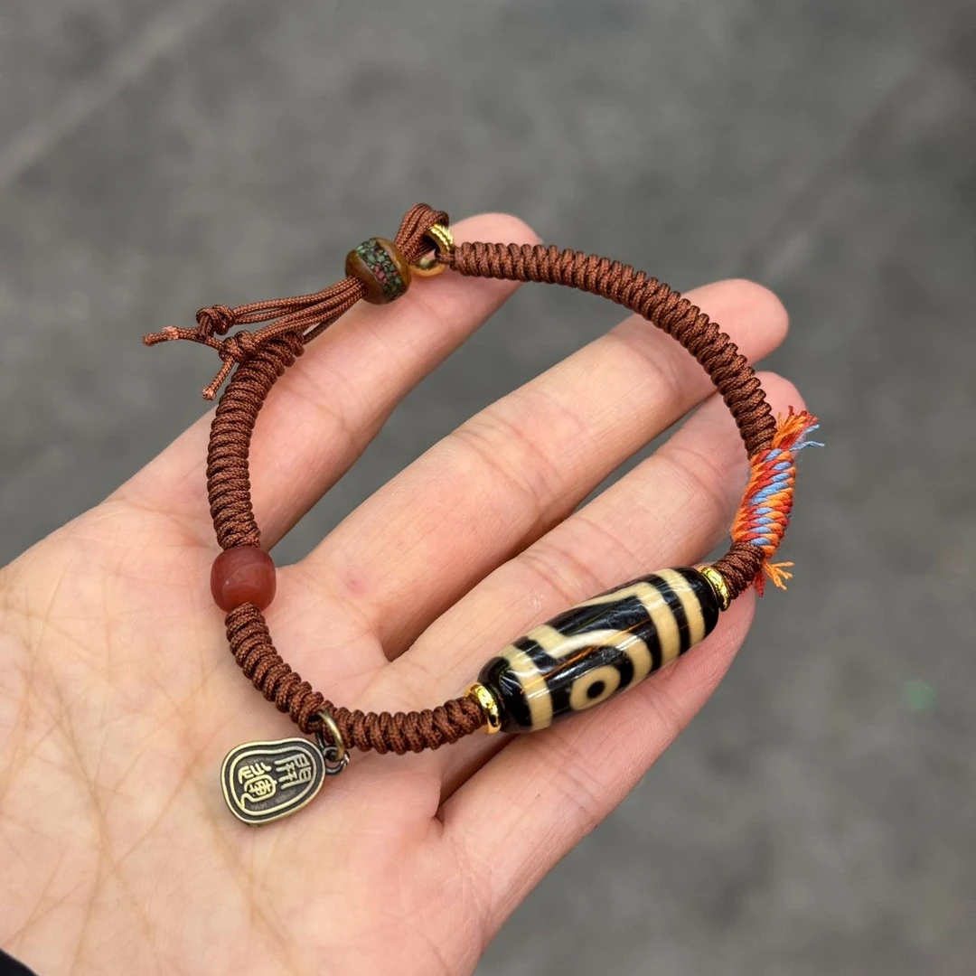 【佳哥严选】  J94062-玛瑙diy手绳-多样性发其一-28x11mm