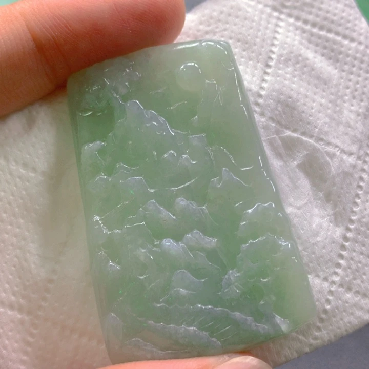翡翠未镶嵌挂件翡翠
