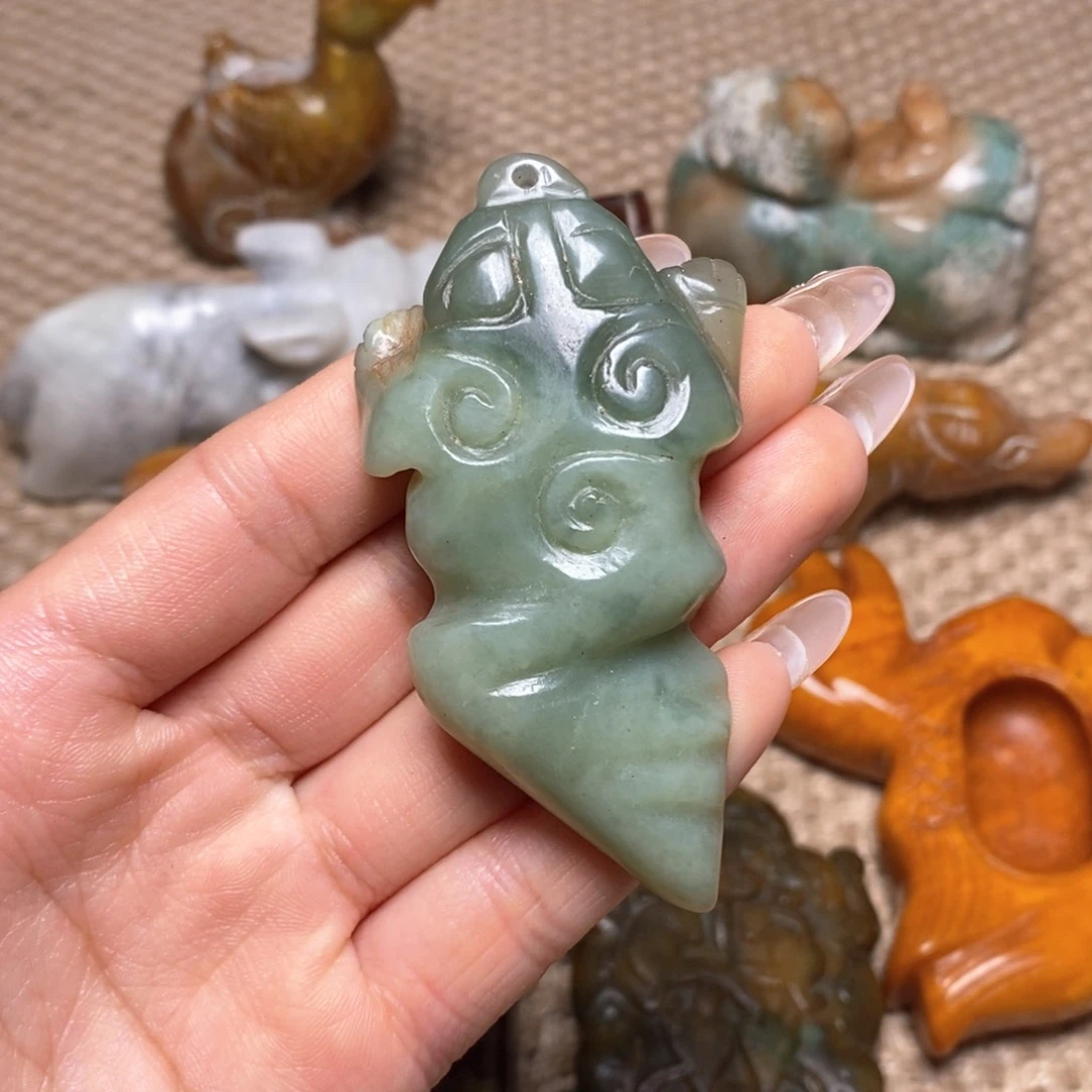 白玉菩提吊坠白玉菩提白玉菩提摆件