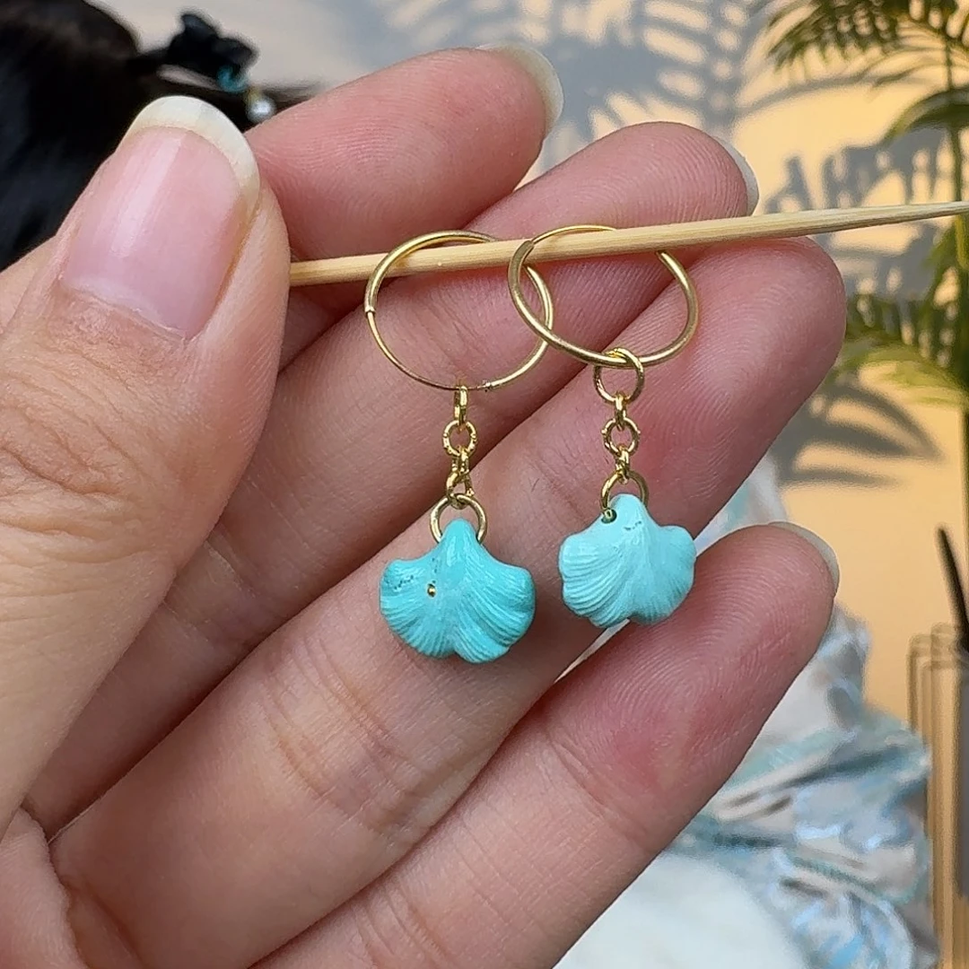 绿松石18K金镶嵌珠宝奇石