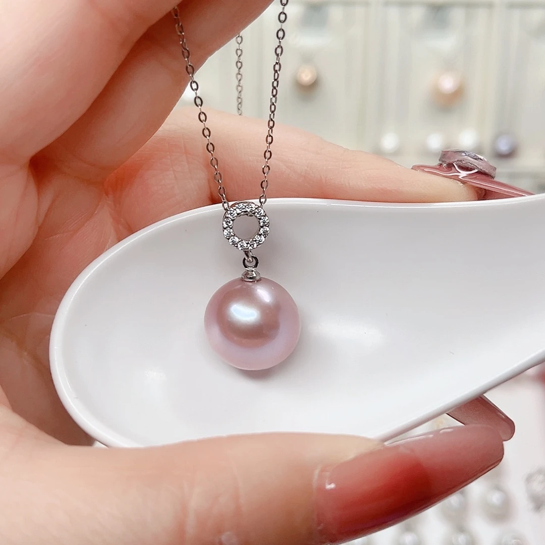淡水珍珠吊坠(赠链)合金