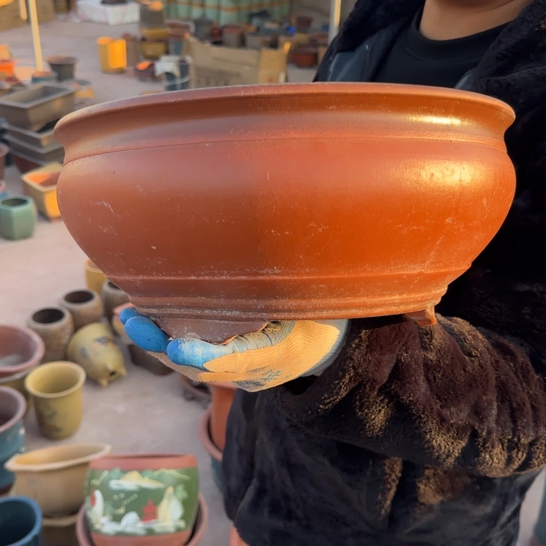 紫砂花盆口径25.11口径