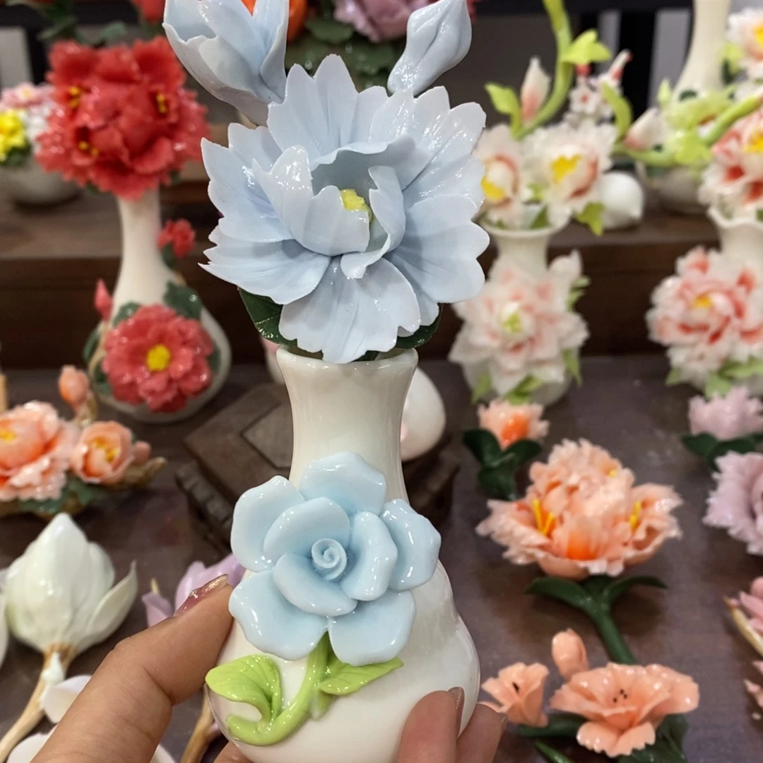 瓷片陶瓷工艺品摆件