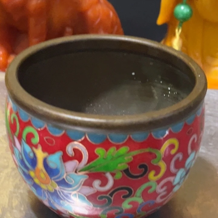 金坛蓝的花盆一个360米