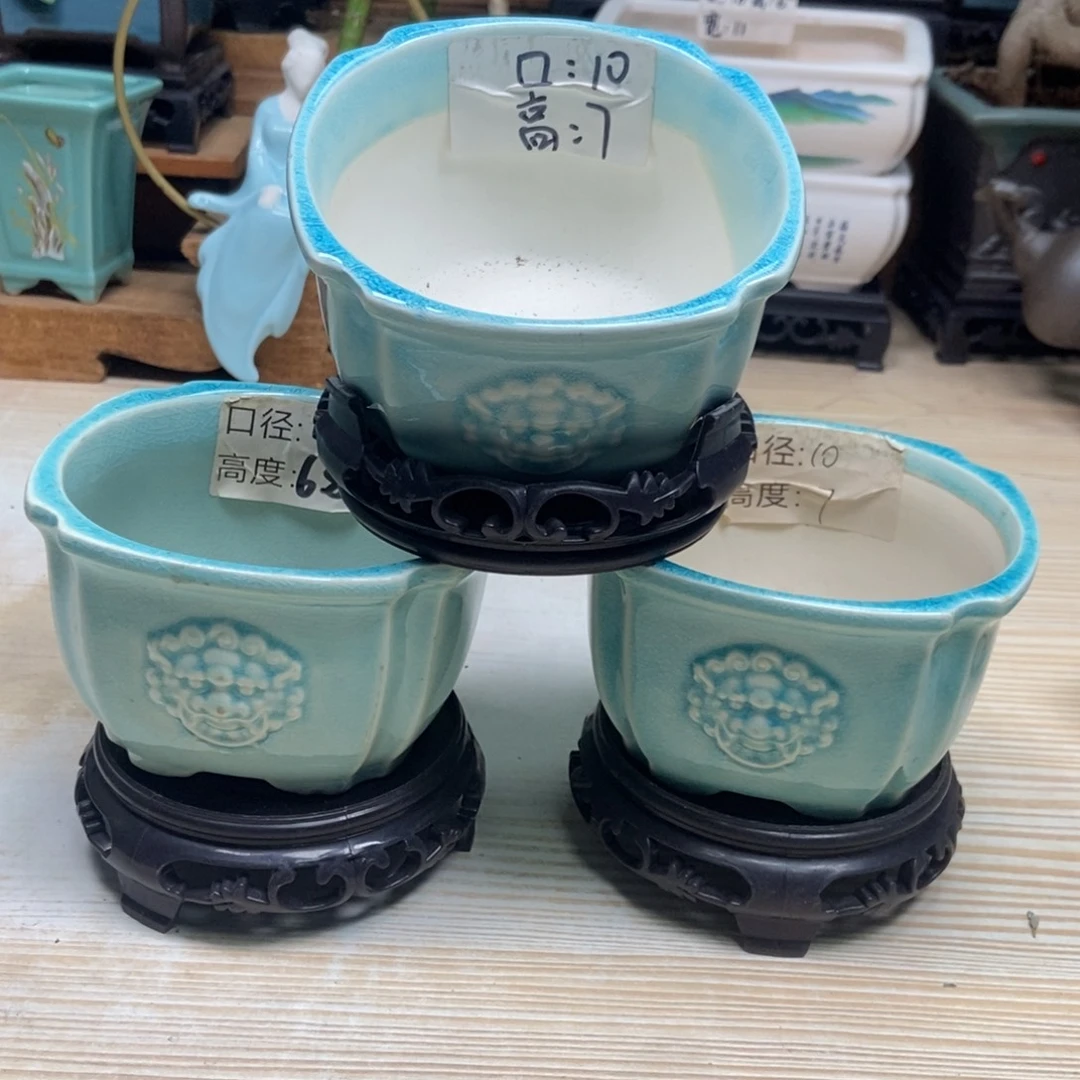 瓷片陶瓷花盆陶瓷艺术