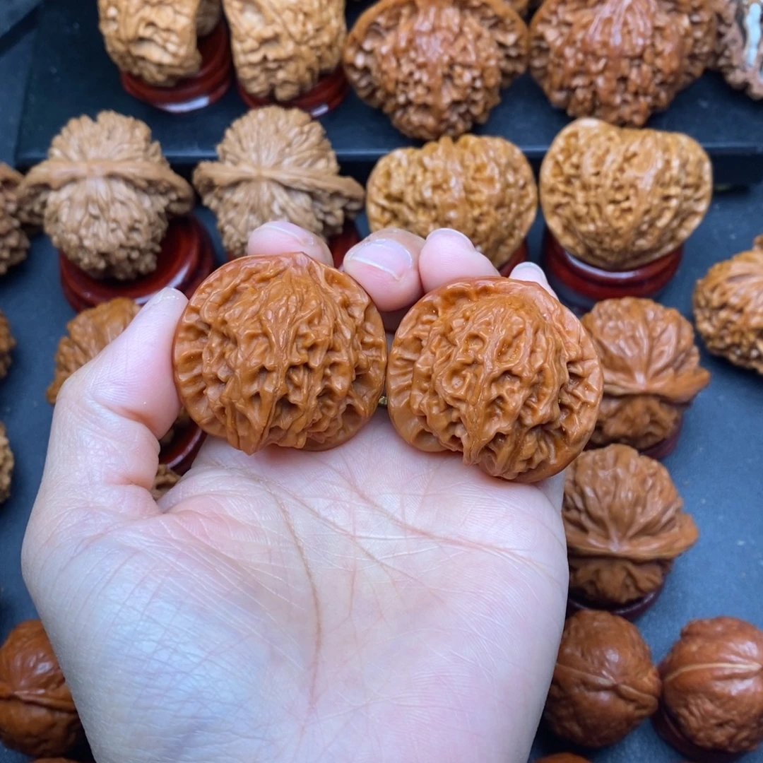 文玩核桃把件40公子帽