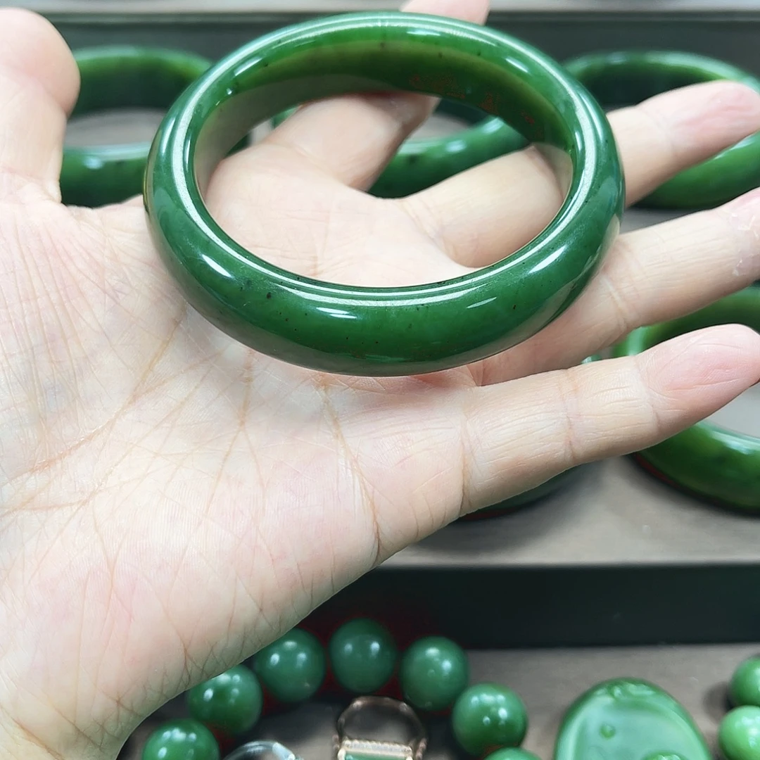 和田玉（碧玉）未镶嵌手镯59.2