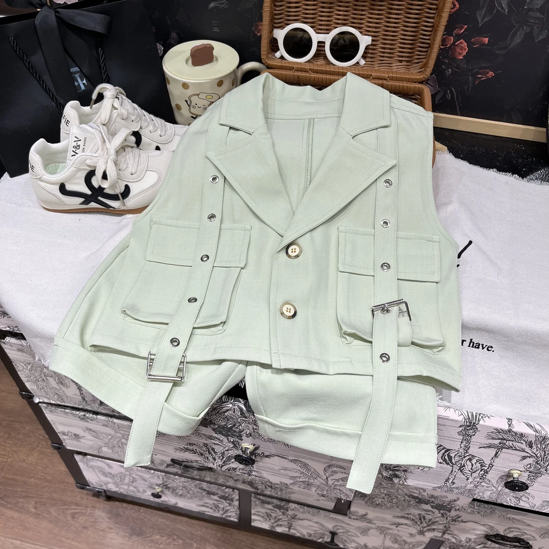 儿童夏季新款时尚休闲百搭洋气韩版帅气夏款套装25L189