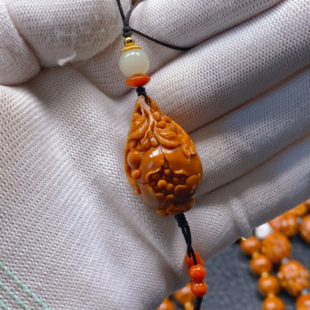 手串/手链橄榄核许忠英2.15石榴，多福多子