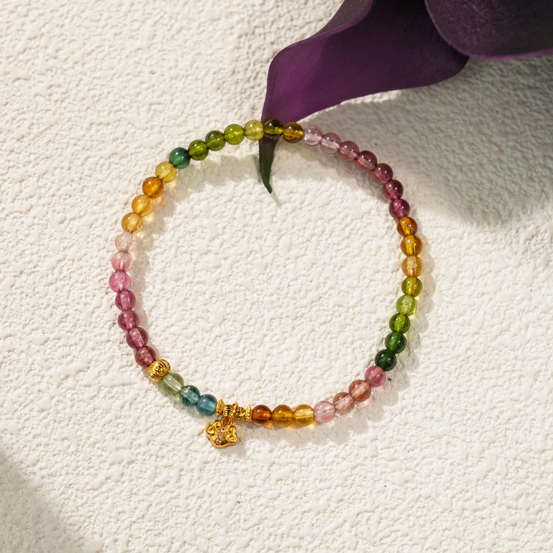 【碧生欢玺】碧玺手串 （天然珠宝多样性发其一）