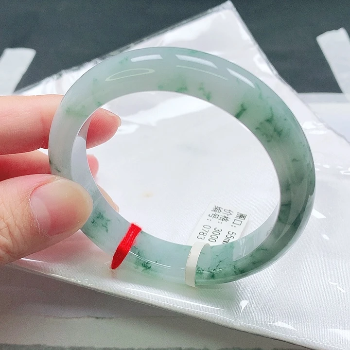 翡翠未镶嵌手镯手镯55