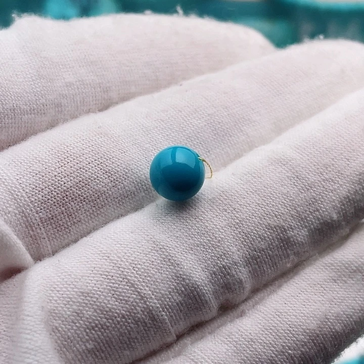 未镶嵌绿松石7.5m m