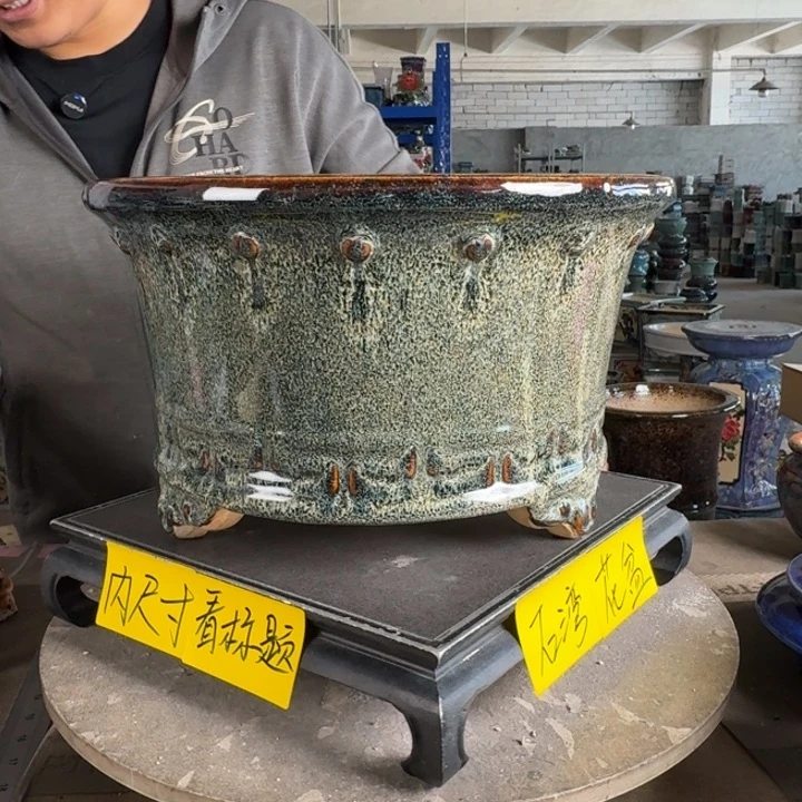 。一风堂石湾花盆 内30*17
