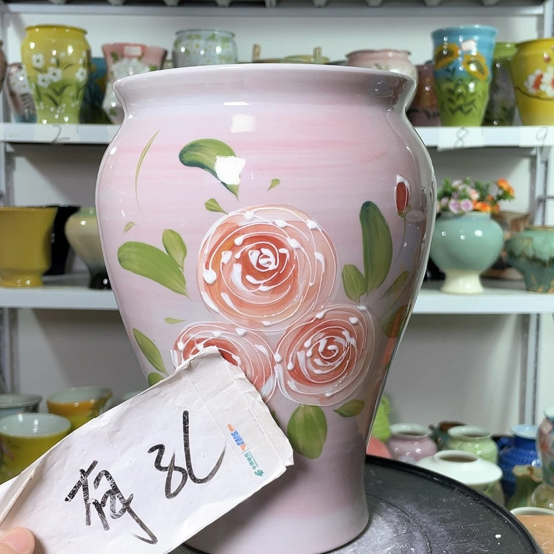 景德镇陶瓷花盆花器暇256