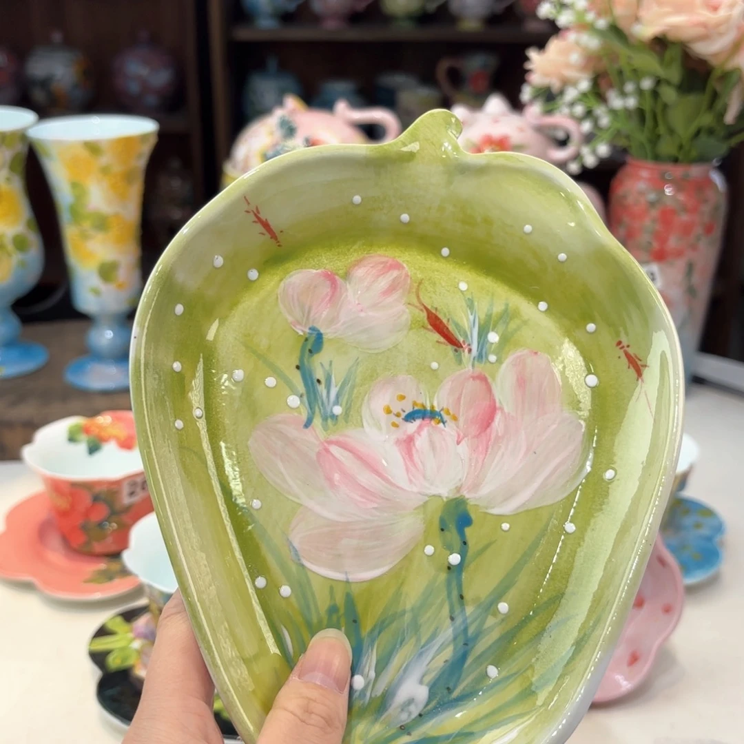 景德镇手绘高温釉下彩陶瓷茶具