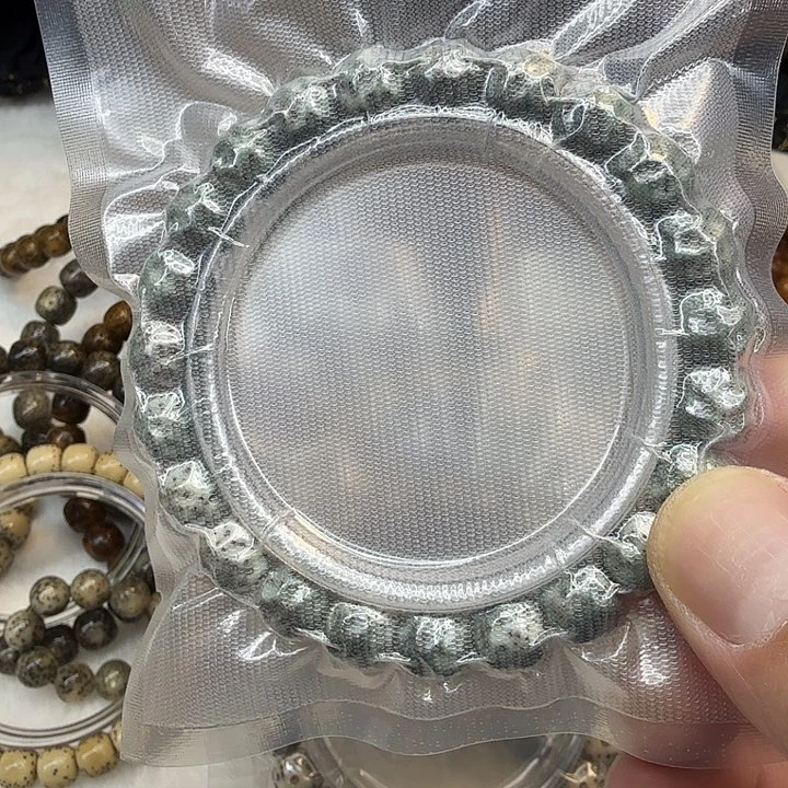 星月菩提手串5卓越绿星月菩提单圈无相1.0