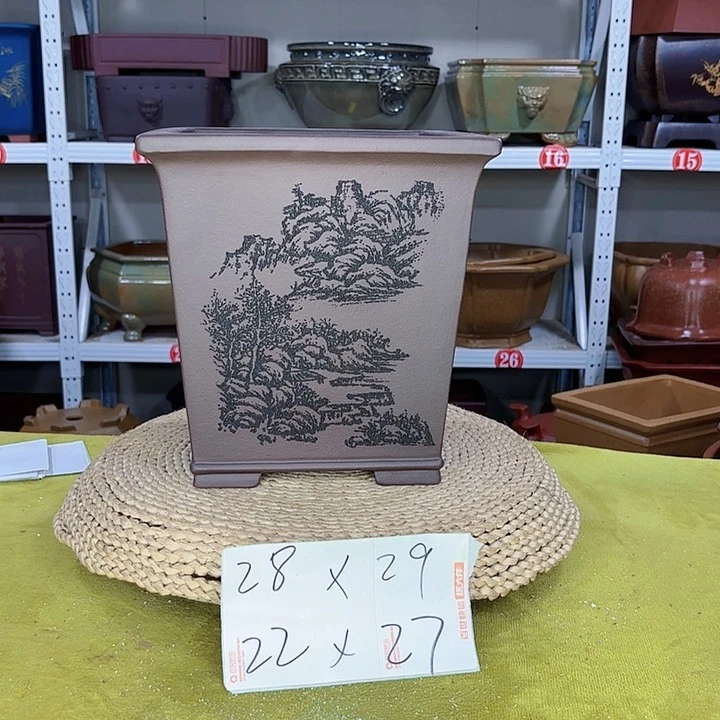 紫砂花盆宜兴紫砂厂