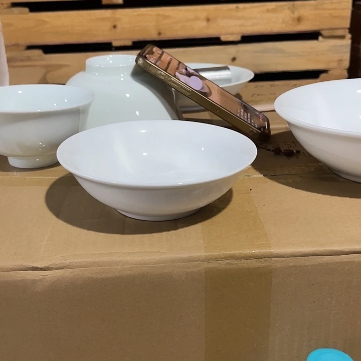 瓷片高白泥六英寸斗碗六个包邮