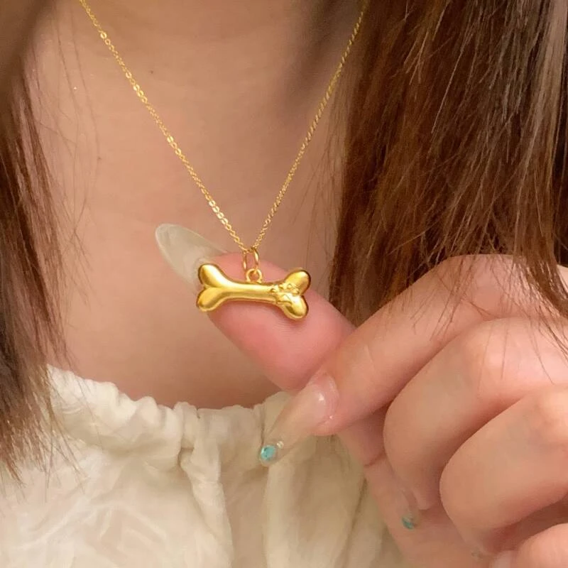 铜合金吊坠 可爱小骨头吊坠 L024