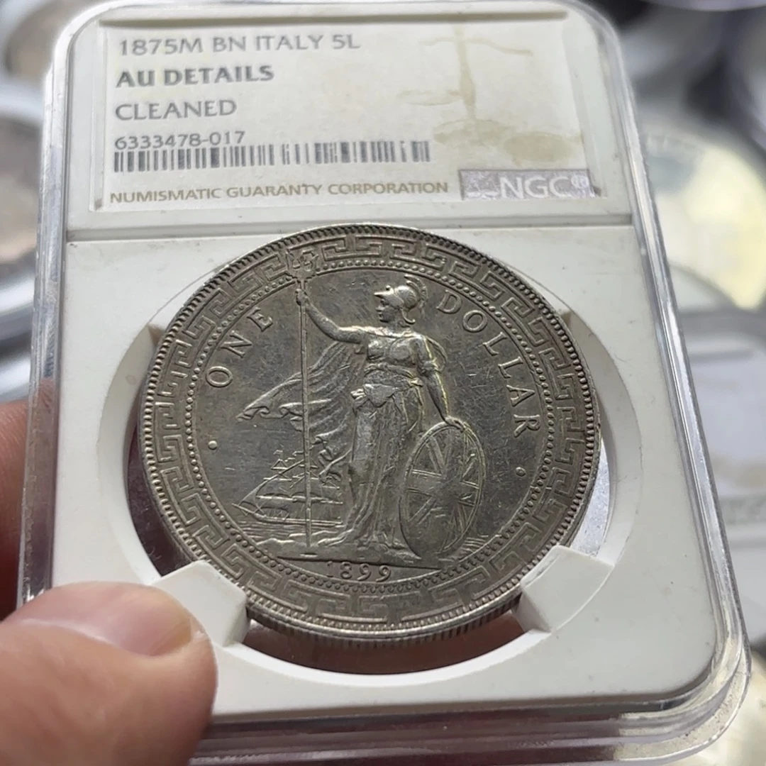 明***好银Ag900站洋一员银币