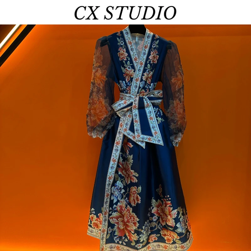 编码41 经典收腰轻奢时尚春夏季连衣裙（定制女装）S6117