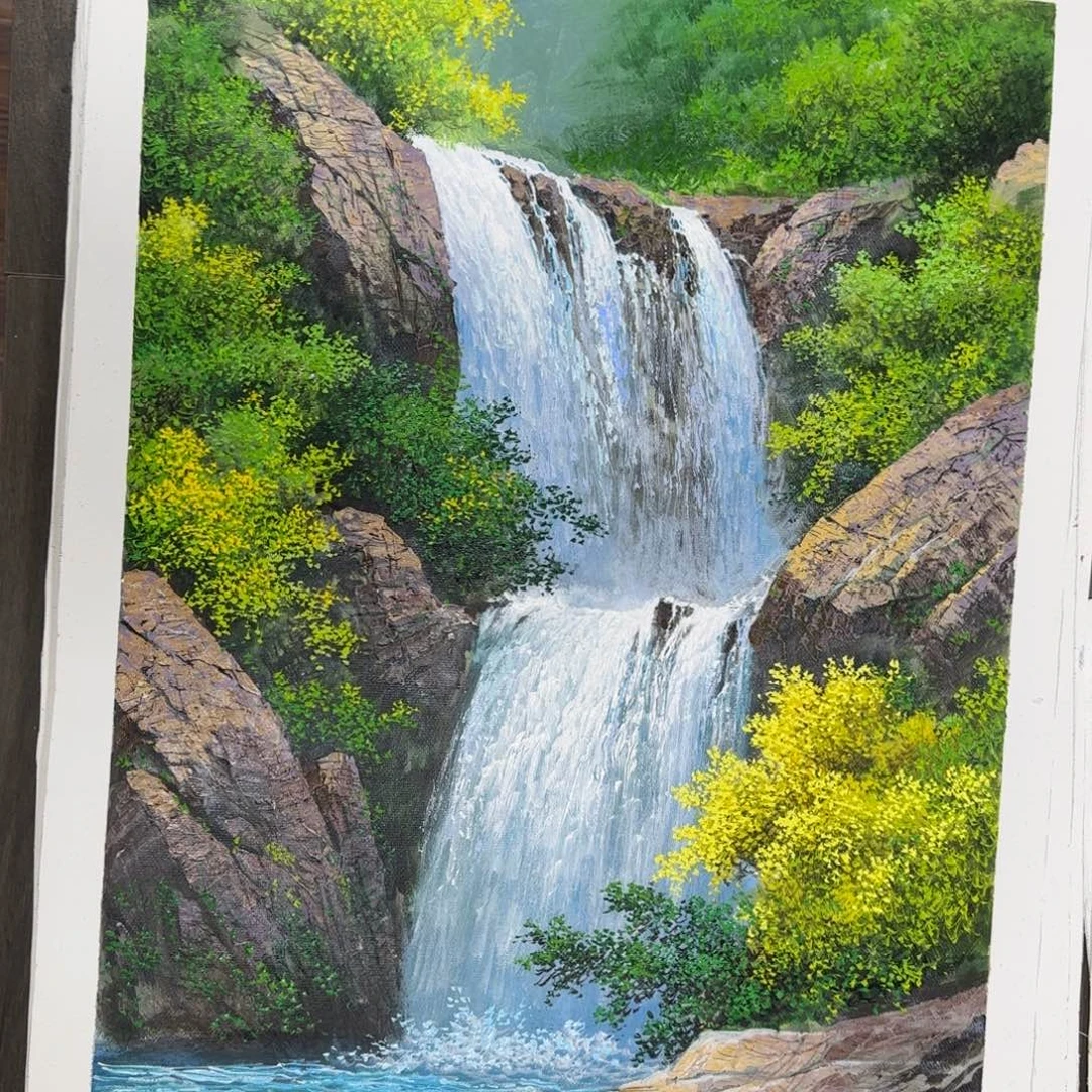 油画加油加油努力加油加油