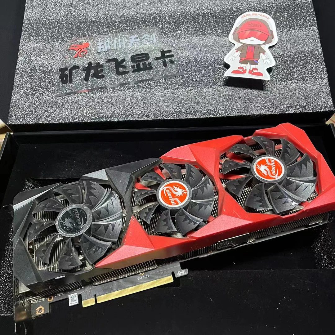 9新 Colorful/七彩虹 RTX3060ti七彩虹战斧-电竞高能游戏独立显卡