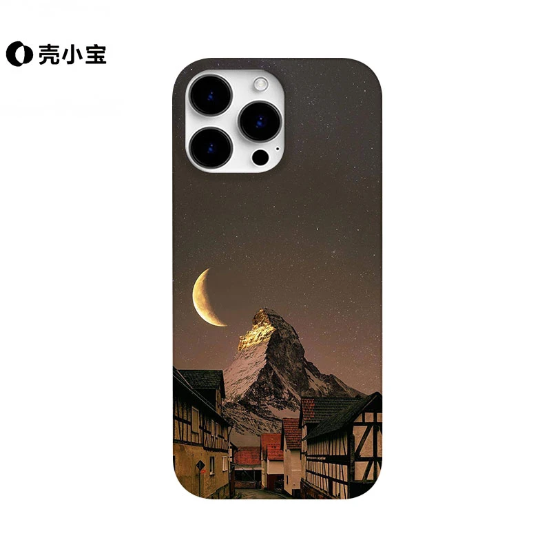 星月归山适用苹果17手机壳iphone16promax创意15/14/13华为小米15