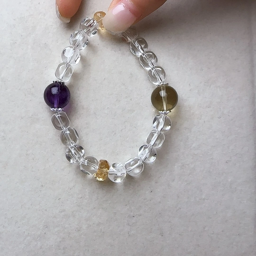 水晶手链未镶嵌大气上档次