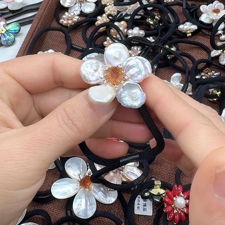 淡水珍珠珍珠银S925镶嵌