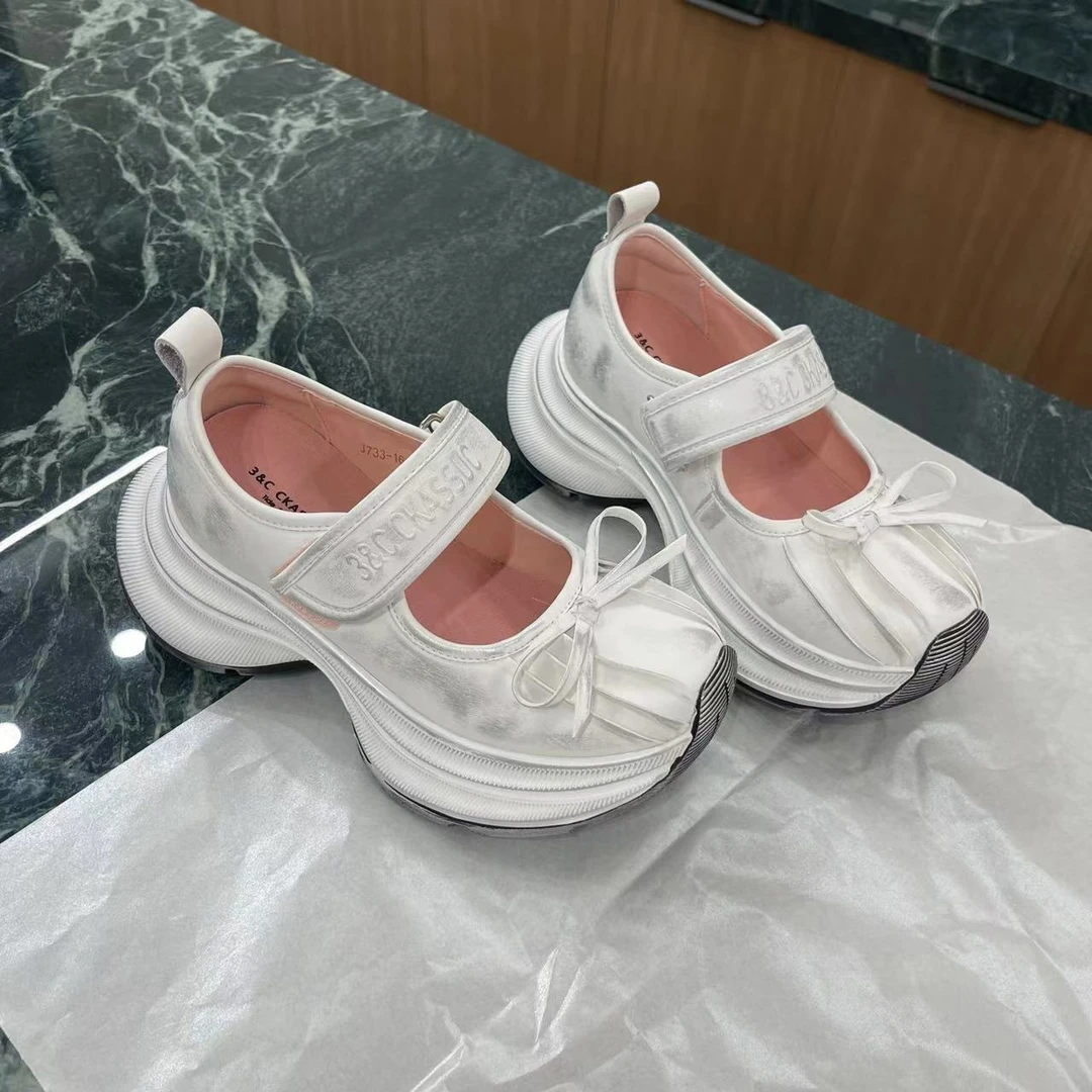 小小苏新款透气老爹凉鞋芭蕾风厚底休闲时尚鞋运动;XDXA249