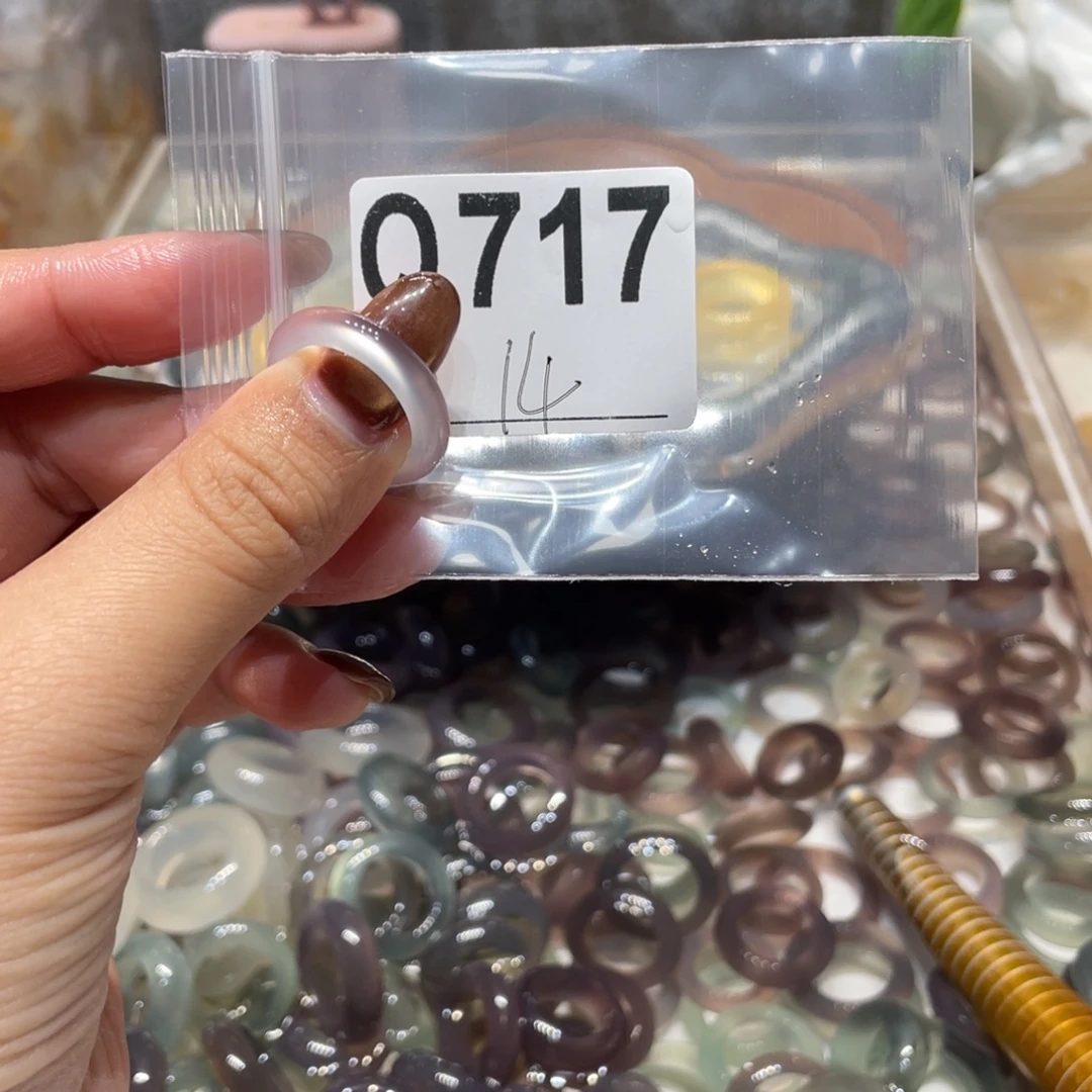 玛瑙/玉髓未镶嵌戒指717