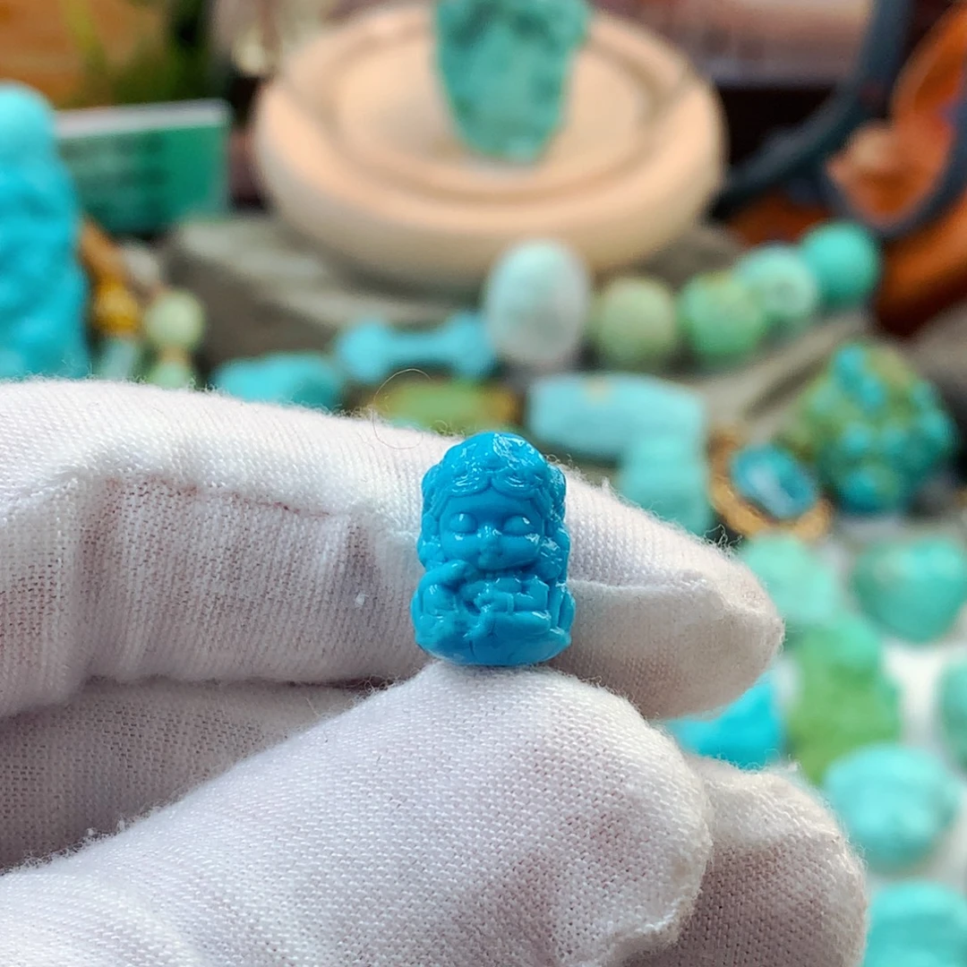 绿松石未镶嵌珠宝半成品