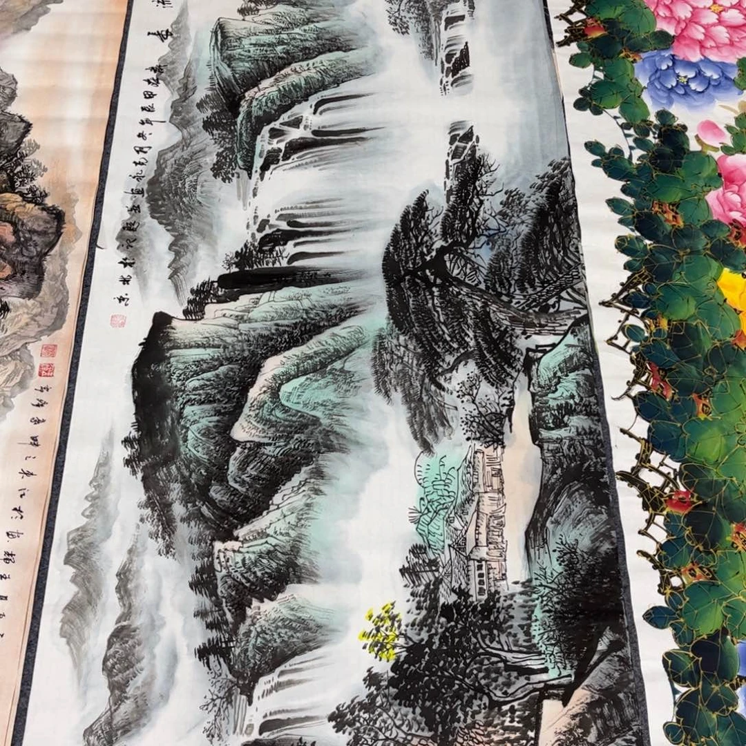 国画老师手绘作品