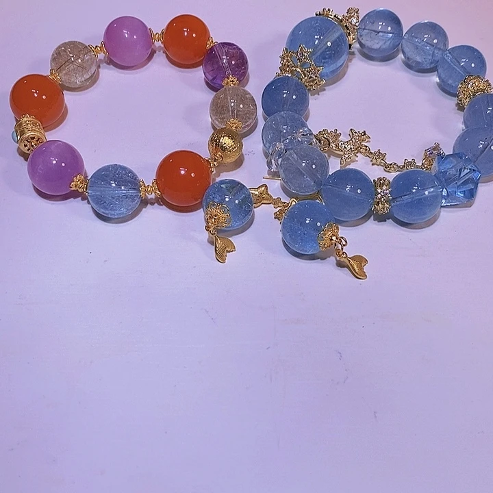 ****️水晶未镶嵌手链手链