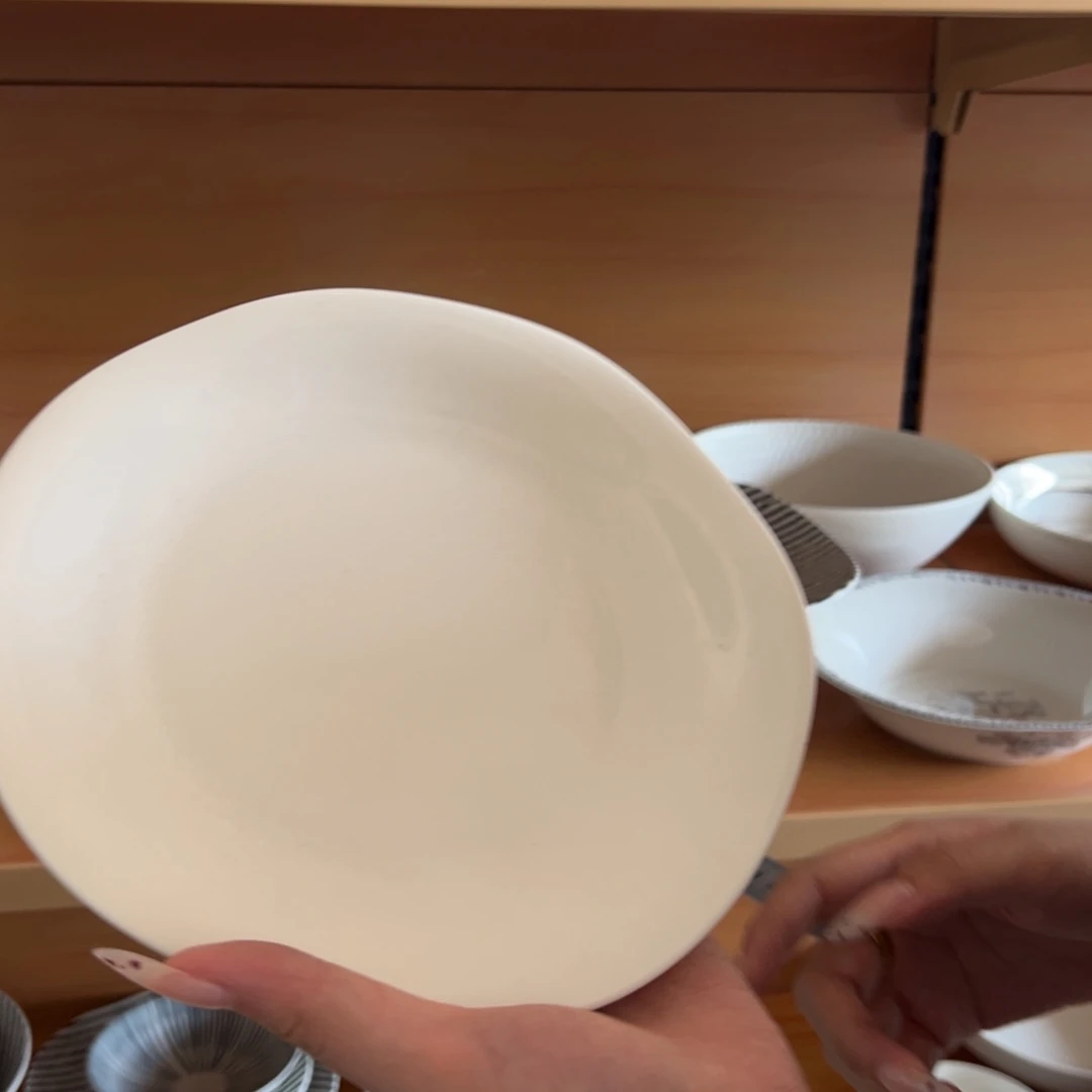 新骨瓷A品 兰开斯特 8寸 花形平盘
