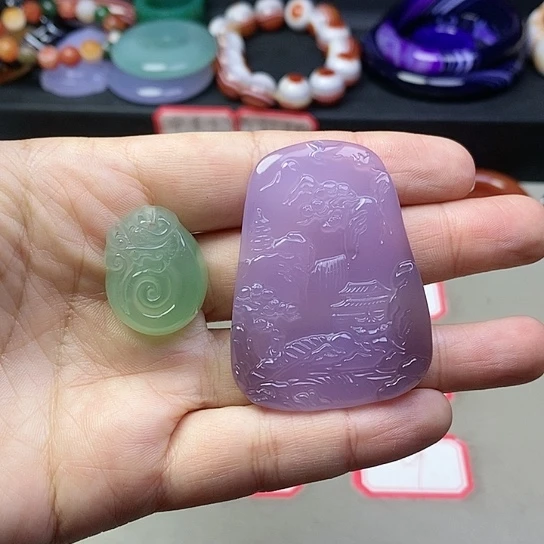 玛瑙/玉髓吊坠(不含链)未镶嵌啊*