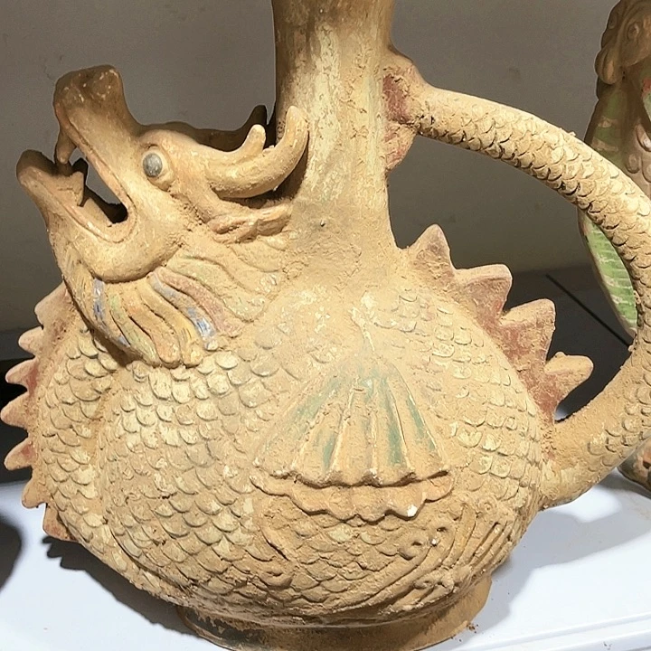 瓦当摆件摆件茶桌茶台陶瓷爱***赢